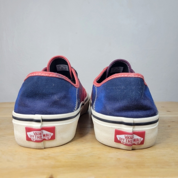 Vans authentic, Multicolor Ombre, Sunset Fade, Unisex Size : 9.5 (BARELY WORN) - Picture 10 of 16